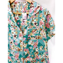 Thumbnail Bộ Ngủ Pijama Lụa Cao Cấp JAPAN SILK Họa Tiết Hoa Xinh Duyên Dáng CD047 3