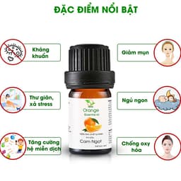 Thumbnail Tinh dầu Cam Ngọt nguyên chất TAMAS, tinh dầu thơm phòng, khử mùi, thanh lọc không khí, giảm căng thẳng mệt mỏi 2