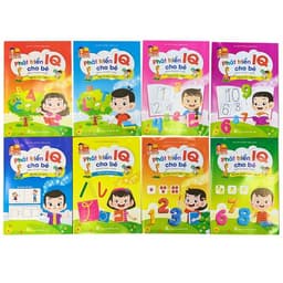 Thumbnail Sách - Bộ phát triển IQ cho bé 4 đến 5 tuổi (Combo 8 cuốn) 3