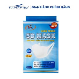 Thumbnail COMBO 5 HỘP Khẩu trang y tế kháng khuẩn 3 lớp Famapro 5D Mask 3