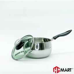 Thumbnail Nồi nấu cháo bột cho bé inox 304 1 đáy bếp từ nắp kính thương hiệu Hoàng Gia [Bảo Hành 12 Tháng] 3