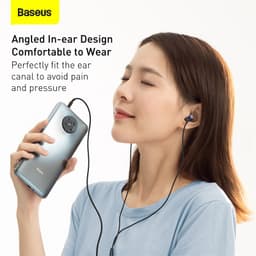 Thumbnail Tai Nghe Nhét Tai Baseus H19 Âm Thanh Nổi 6D Và Mic Cho Điện Thoại Xiaomi Có Dây 3.5mm 3