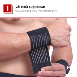 Thumbnail Quấn Cổ Tay Tập Gym AOLIKES Giúp Hỗ Trợ Bảo Vệ Khớp Cổ Tay Tránh Chế Chân Thương BQT01 3