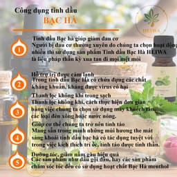 Thumbnail Tinh dầu Bạc hà HEIWA nhập khẩu Ấn Độ có giấy kiểm định, dung tích 10ml 3