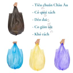 Thumbnail Lô 4 cuộn 140 túi rác tự hủy inochi, thiết kế quai xách tiện lợi, tự hủy sinh học không mùi hôi. Túi rác ngăn mùi hôi 4