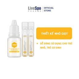 Thumbnail Combo 3 Hộp LiveSpo Navax sơ sinh, giúp giảm viêm mũi, nghẹt mũi - Hộp 5 ống x 5ml [Mua 3 tặng 1] 3