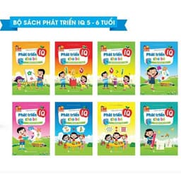 Thumbnail Sách - Bộ phát triển IQ cho bé 5 đến 6 tuổi (Combo 8 cuốn) 1