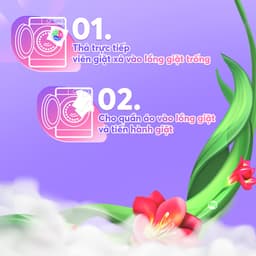 Thumbnail Combo 3 Túi Viên Giặt Xả MaxKleen hương ngày thư thái (34 viên/túi) 4