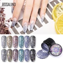 Thumbnail Rosalind 5ml Gel cầu vồng đầy sao sáng cho đèn LED / UV thiết kế nghệ thuật làm móng 2