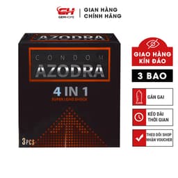 Thumbnail Bao Cao Su Azodra Tổng Hợp Gân, Gai, Mỏng, Kéo Dài Thời Gian Quan Hệ GEMHOME 2