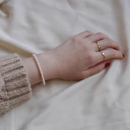 Thumbnail Vòng Tay Ngọc Trai Hạt Nhí 3ly Khóa Bạc Tròn Dễ Thương, Thời Trang - Ngọc Trai Trường Thịnh 2