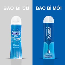 Thumbnail Gel bôi trơn Durex Classic gốc nước - Bao bì mới, cải tiến công thức thêm mượt mà, 50ML/chai 3
