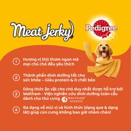 Thumbnail PEDIGREE Meat Jerky – Đồ ăn vặt cho chó vị bò xông khói dạng lát (80g, 1 gói) 3