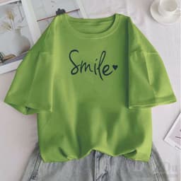 Thumbnail Áo Thun Cotton Tay Ngắn In Họa Tiết Hoạt Hình Phong Cách Hàn Quốc Cho Nữ 3
