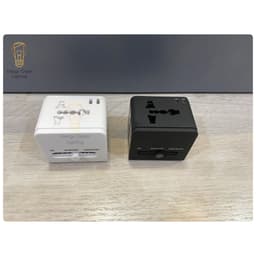 Thumbnail Ổ cắm điện Energy Green Lighting quốc tế du lịch đa năng OC-122 2 cổng USB Travel AC Adapter 3