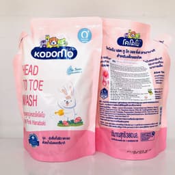 Thumbnail Dầu tắm gội trẻ em Head to toe Pink hanabaki 380ml 2