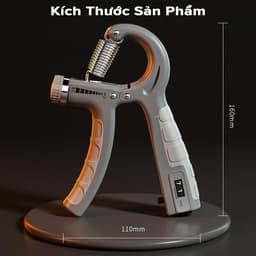 Thumbnail Kìm Bóp Tay Tập Lực Cơ Cổ Tay Chữ R Dụng Cụ Tập Gym Tại Nhà Điều Chỉnh Lực Từ 5 - 60kg Có Loại Đếm Số Hãng Amalife 3