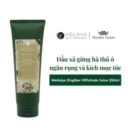 Thumbnail Dầu xả tóc thảo dược Weilaiya Zingiber Officinale Juice gừng hà thủ ô giúp dưỡng tóc và kích thích mọc tóc  250ml 3