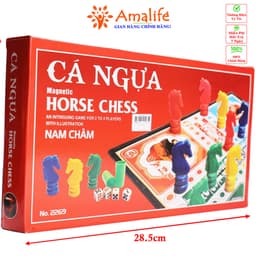 Thumbnail Bộ Cờ Cá Ngựa Nam Châm Chính Hãng An Toàn Vui Nhộn Cho Bé Amalife 1