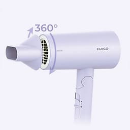 Thumbnail Máy Sấy Tóc Flyco Công Suất Lớn (1800W) FH6277VN Chế Độ Sấy Anion & Sấy Lạnh Bảo Vệ Tóc 4
