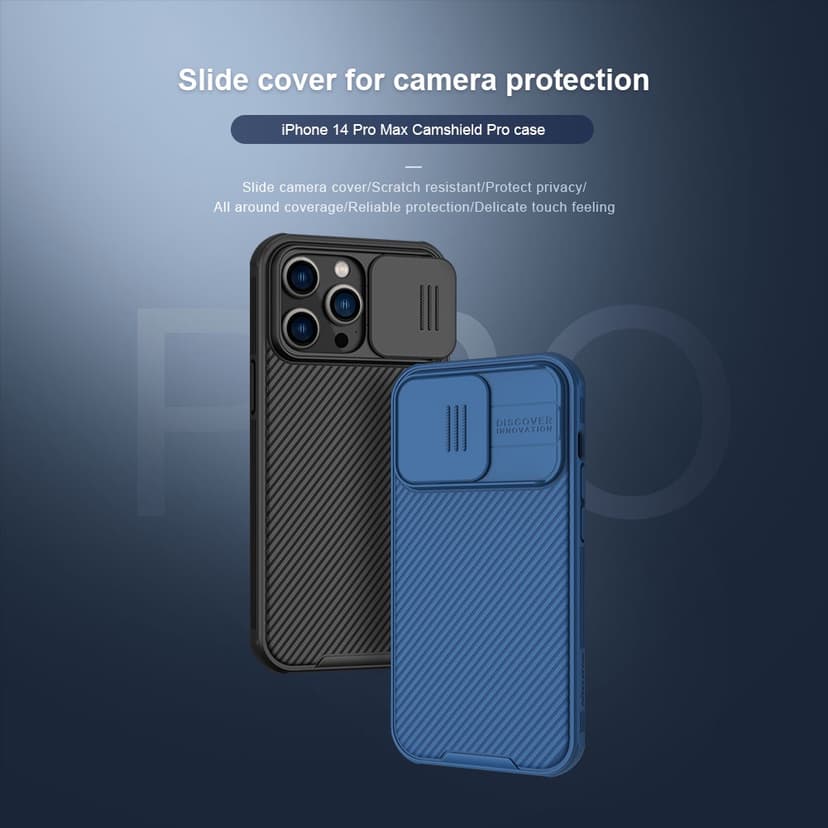 Ảnh NILLKIN CamShield Vỏ bảo vệ cho iPhone 16 Pro Max 15 Pro Max 14 Pro Max 16 Plus 13 12 11 Pro Max Vỏ bảo vệ cho máy ảnh 4
