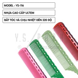 Thumbnail Lược chải màu và uốn nhuộm chuyên dụng YS PARK YS-116 chịu nhiệt - Hàng chính hãng Made in Japan 3