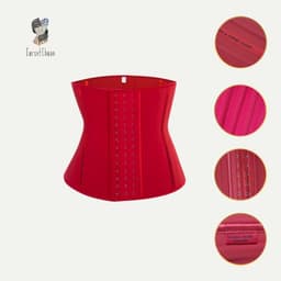 Thumbnail Đai Nịt Bụng Latex Corset Chuẩn Chính Hãng Hy Lạp (Màu Đỏ) -Tặng ngay 1 áo liner 100k 2