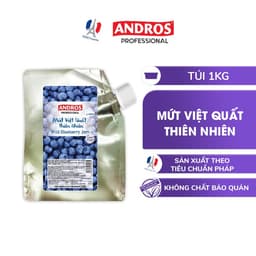 Thumbnail Mứt Việt Quất Thiên Nhiên Ít Đường - Không chất bảo quản - ANDROS - 1KG 2