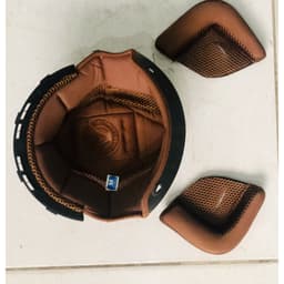 Thumbnail Lót nón bảo hiểm 3/4 Royal M139 gồm 1 lót và 2 ốp tai phiên bản mới 1