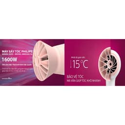 Thumbnail Máy Sấy Tóc Philips BHD300/10 - 1600W Có Sấy Mát - Bảo Hành Chính Hãng 2 Năm 3