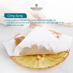 Thumbnail Giấy Thấm Dầu Kokusai – Nguyên liệu nhập khẩu Nhật Bản – Siêu thấm hút dầu thừa – Kích thước 24.5cm x 24cm – 50 tờ/cuộn 4