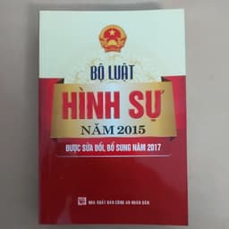 Thumbnail Sách - Bộ luật Hình sự năm 2015 sửa đổi, bổ sung 2017 1