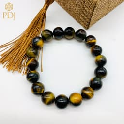 Thumbnail Vòng tay đá mắt hổ vàng nâu PDJ - Kèm hộp đựng cao cấp - Trang sức PDJ - PD0029 1