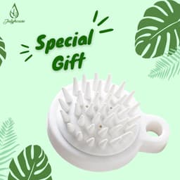 Thumbnail Lược gội đầu Julyhouse làm sạch da đầu màu trắng chất liệu Silicone mềm 3