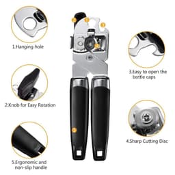 Thumbnail Dụng Cụ Mở Đồ Hộp Walfos Bằng Thép Không Gỉ Cao Cấp Có Núm Vặn Dễ Dàng 3