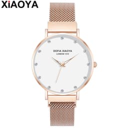 Thumbnail Đồng hồ đeo tay XIAOYA 1315 bằng kim loại khóa từ tính thanh lịch thời trang 1