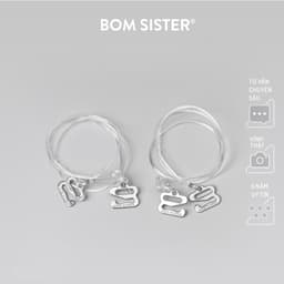 Thumbnail Cặp dây vai trong, phụ kiện đồ lót dây áo ngực trong suốt, dây quai trong BOM SISTER PK00101 1