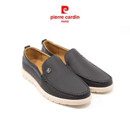 Thumbnail Giày lười nam Pierre Cardin da bò thật, đế cao su chống trượt, đính họa tiết logo sang trọng -  516 chính hãng 1