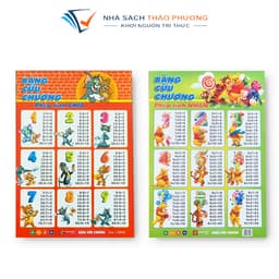 Thumbnail Sách - Bảng cửu chương phép tính cộng trừ, nhân chia 3