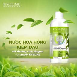 Thumbnail Nước hoa hồng kiềm dầu Eveline Facemed 400ml 3