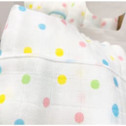 Thumbnail Hộp khăn sữa sợi tre họa tiết chấm bi Nappi (6 chiếc/hộp) 4