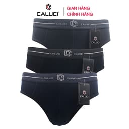 Thumbnail Combo 3 quần sịp tam giác CALUCI CBF1801, vải Cotton mềm mại, xốp nhẹ, thoáng mát 1