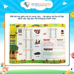 Thumbnail Sách - Tập đánh vần Tiếng Việt theo sơ đồ tư duy phiên bản mới 4.0 (có âm thanh, quét mã QR) 3