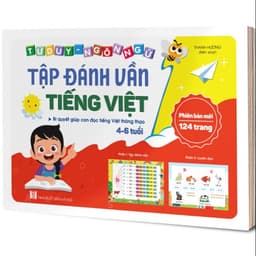 Thumbnail Sách - Tập Đánh Vần Tiếng Việt - Bí Quyết Giúp Con Đọc Tiếng Việt Thông Thạo (4-6 tuổi) phiên bản mới 1