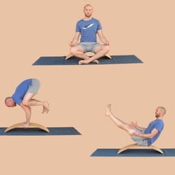 Thumbnail Ván thăng bằng tập Thể Dục, Thể Thao, Yoga, Body Balance, Gym - Gỗ uốn cong Plyconcept Balance Board 3