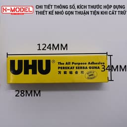Thumbnail Keo dán siêu dính UHU mềm mại, phụ kiện làm mô hình X- MODEL tiện ích, cao cấp, an toàn khi sử dụng 2