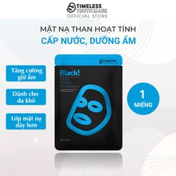 Thumbnail Mặt nạ than hoạt tính cấp nước, dưỡng ẩm Timeless Truth Mask - Black Hydra Intense (30ml/miếng) 1