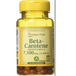 Thumbnail Viên uống bổ mắt, tăng cường thị lực purritan’s pride vitamin A beta caroten 100v 3