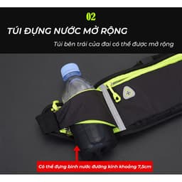 Thumbnail Túi Đeo Hông Chạy Bộ Phản Quang Có Ngăn Đựng Điện Thoại Kích Thước Lớn MixSport 4