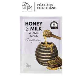Thumbnail Mặt Nạ Làm Sáng Da BOM Honey & Milk Brightening Vitamin Mask 25g 2